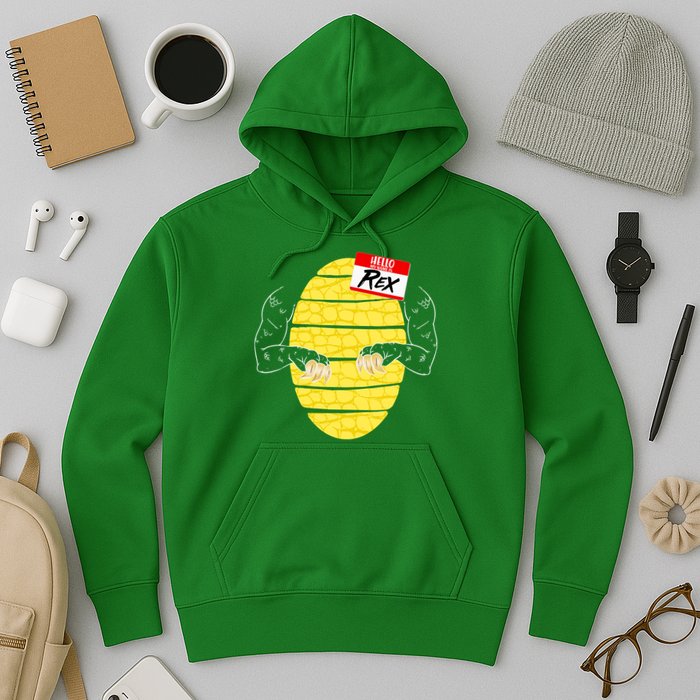 Hello My Name is Rex T-Rex Halloween Hoodie