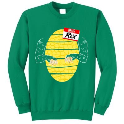 Hello My Name is Rex T-Rex Halloween Sweatshirt