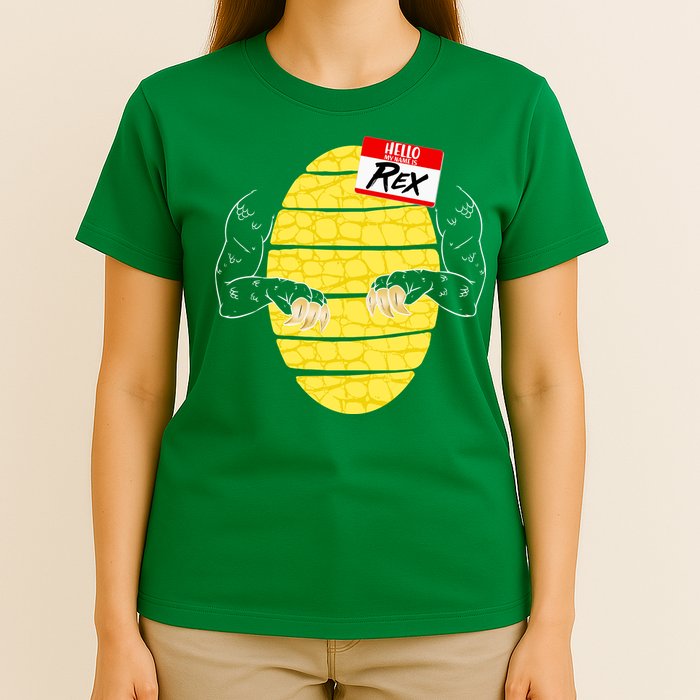 Hello My Name is Rex T-Rex Halloween T-Shirt