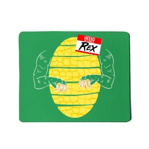 Hello My Name is Rex T-Rex Halloween Mousepad