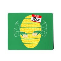 Hello My Name is Rex T-Rex Halloween Mousepad