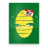 Hello My Name is Rex T-Rex Halloween Poster