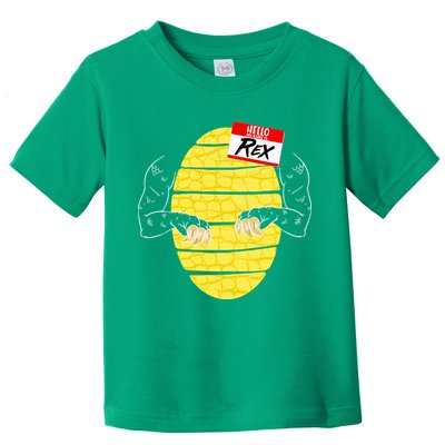 Hello My Name is Rex T-Rex Halloween Toddler T-Shirt