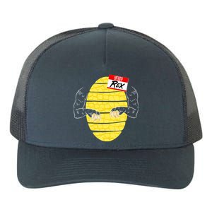 Hello My Name is Rex T-Rex Halloween Yupoong Adult 5-Panel Trucker Hat