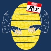 Hello My Name is Rex T-Rex Halloween Infant Baby Jersey Bodysuit
