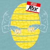 Hello My Name is Rex T-Rex Halloween Sueded Cloud Jersey T-Shirt