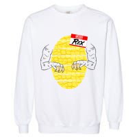 Hello My Name is Rex T-Rex Halloween Garment-Dyed Sweatshirt