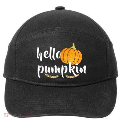 Hello Pumpkin 7-Panel Snapback Hat