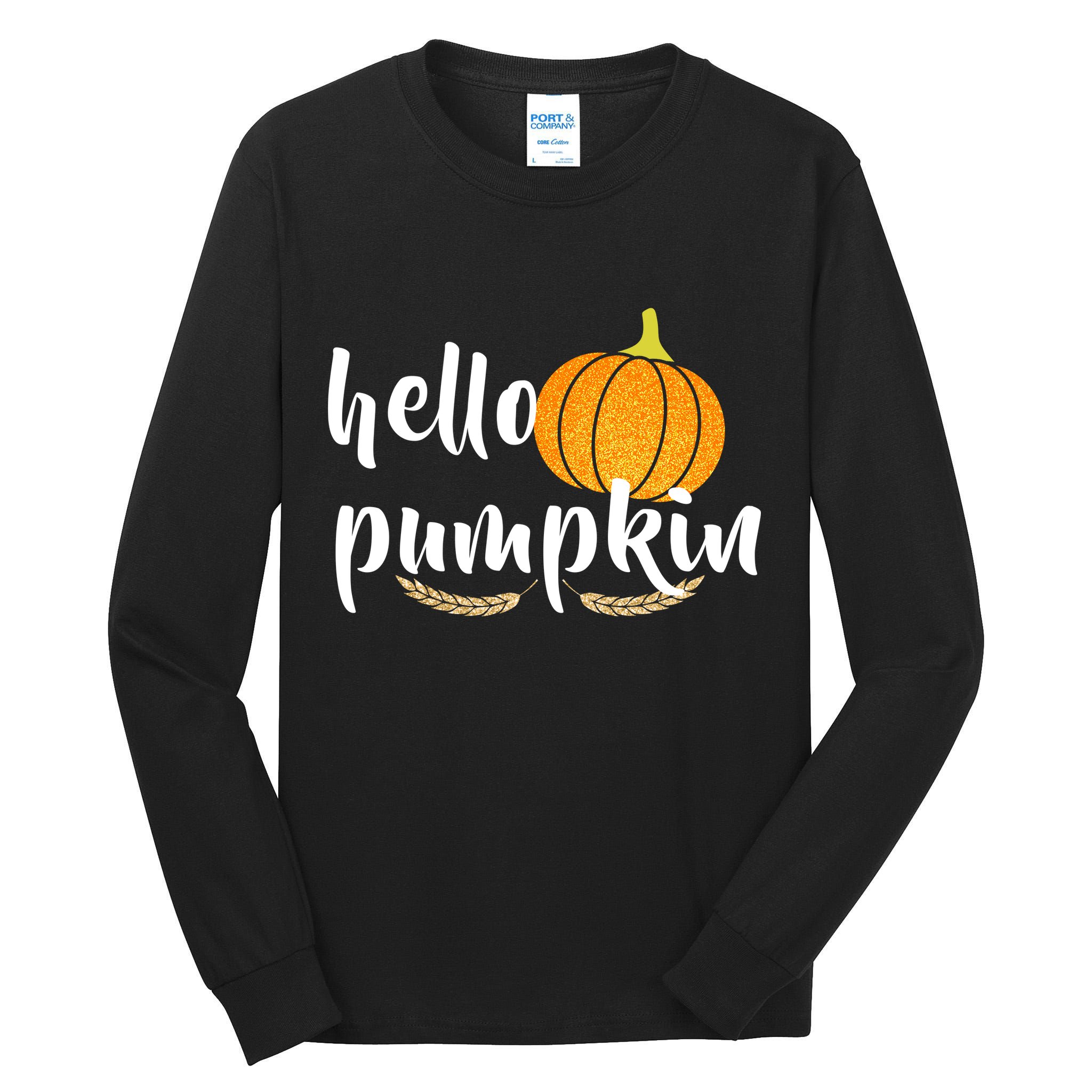 Hello Pumpkin Tall Long Sleeve T-Shirt