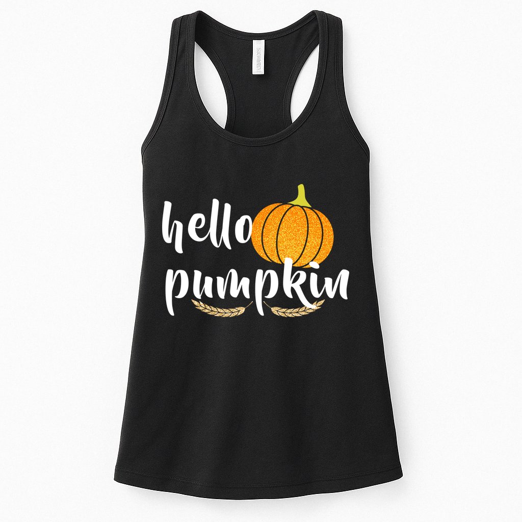 Hello Pumpkin Womens Tank Top