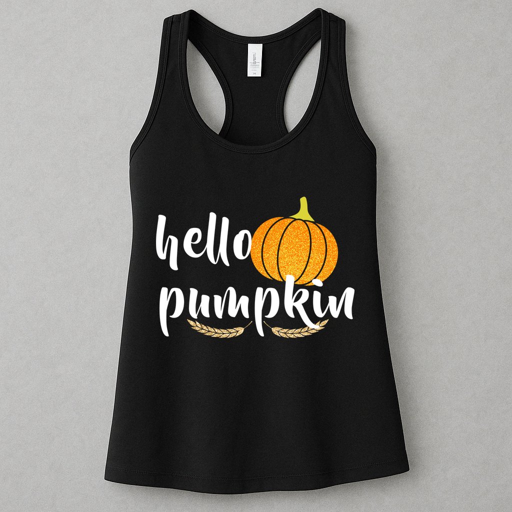 Hello Pumpkin Womens Tank Top