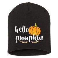 Hello Pumpkin Short Acrylic Beanie