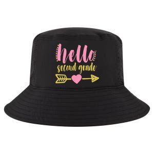 Hello Second Grade Cute Elementary School Cool Comfort Performance Bucket Hat