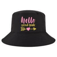 Hello Second Grade Cute Elementary School Cool Comfort Performance Bucket Hat