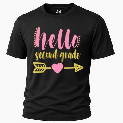 Hello Second Grade Cute Elementary School Performance Shirt