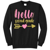 Hello Second Grade Cute Elementary School Sweatshirt