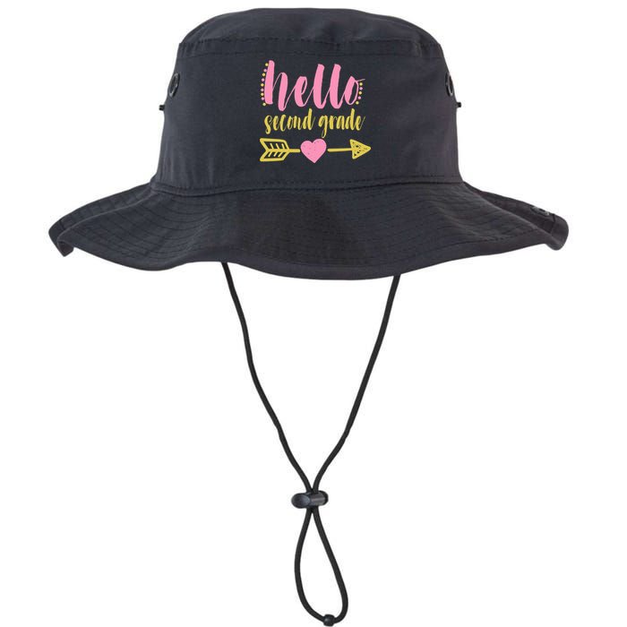 Hello Second Grade Cute Elementary School Bucket Hat