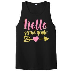 Hello Second Grade Cute Elementary School PosiCharge Competitor Tank