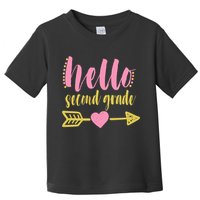 Hello Second Grade Cute Elementary School Toddler T-Shirt