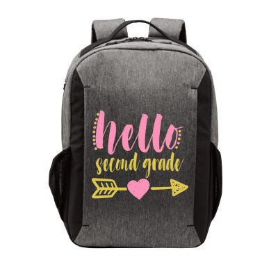 Hello Second Grade Cute Elementary School Vector Backpack