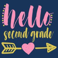 Hello Second Grade Cute Elementary School Infant Baby Jersey Bodysuit