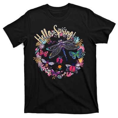 Hello Spring Floral Bugs T-Shirt