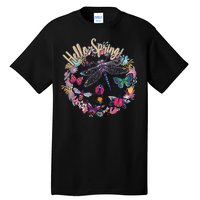 Hello Spring Floral Bugs Tall T-Shirt