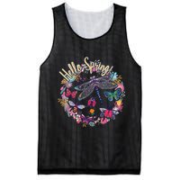 Hello Spring Floral Bugs Mesh Reversible Basketball Jersey Tank