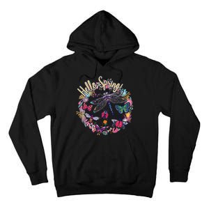 Hello Spring Floral Bugs Tall Hoodie