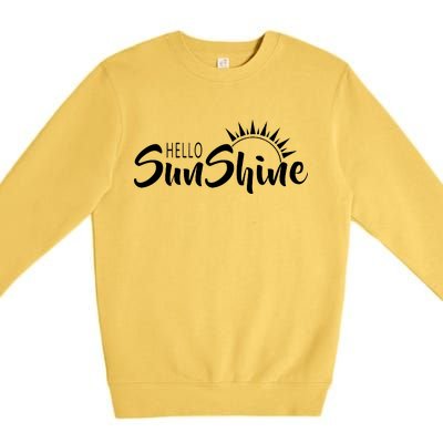 Hello Sunshine Premium Crewneck Sweatshirt