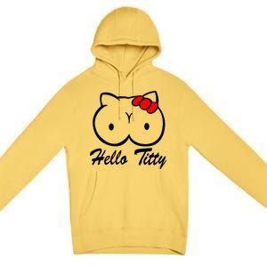 Hello Titty Premium Pullover Hoodie