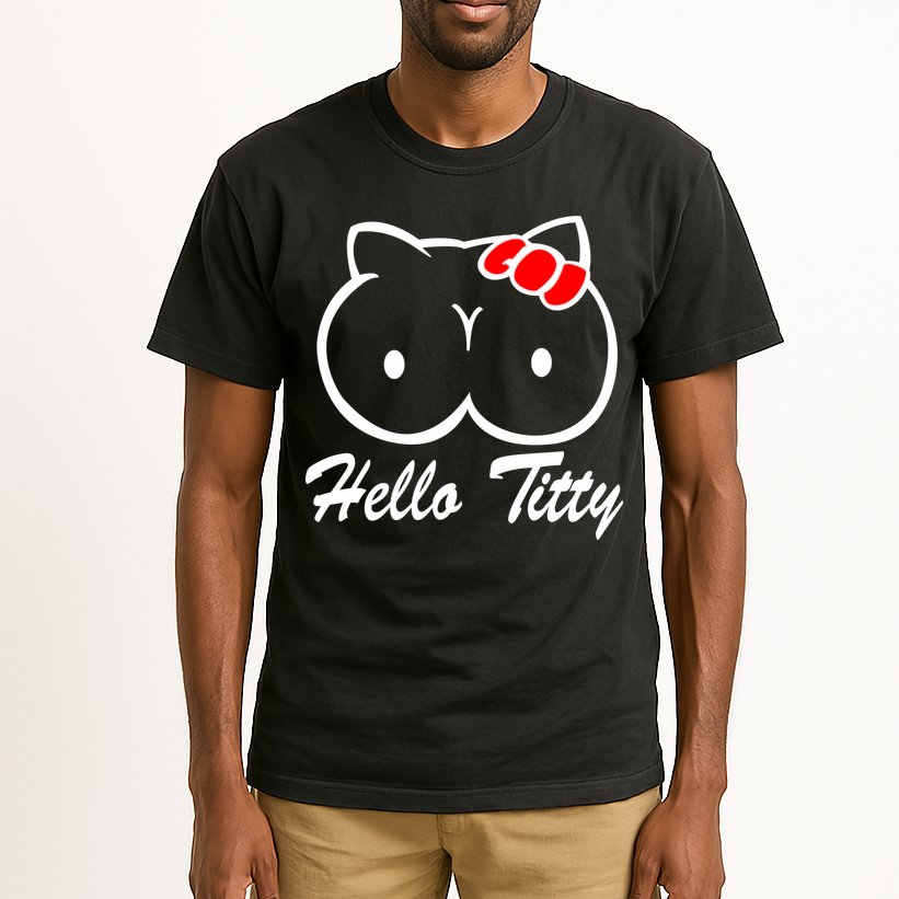 Hello Titty Tall T-Shirt