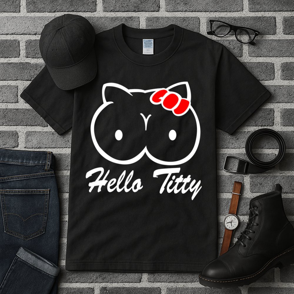 Hello Titty Tall T-Shirt