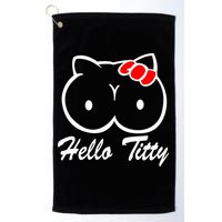 Hello Titty Golf Towel