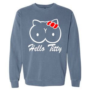 Hello Titty Garment-Dyed Sweatshirt