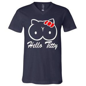 Hello Titty V-Neck T-Shirt