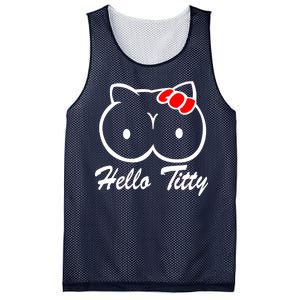 Hello Titty Mesh Reversible Basketball Jersey Tank