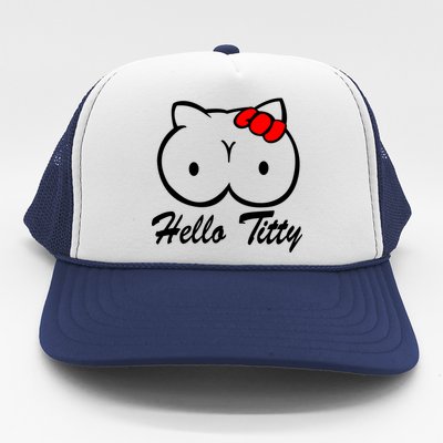 Hello Titty Trucker Hat