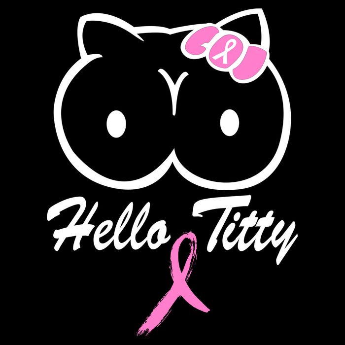Hello Titty Breast Cancer Sustainable Bucket Hat