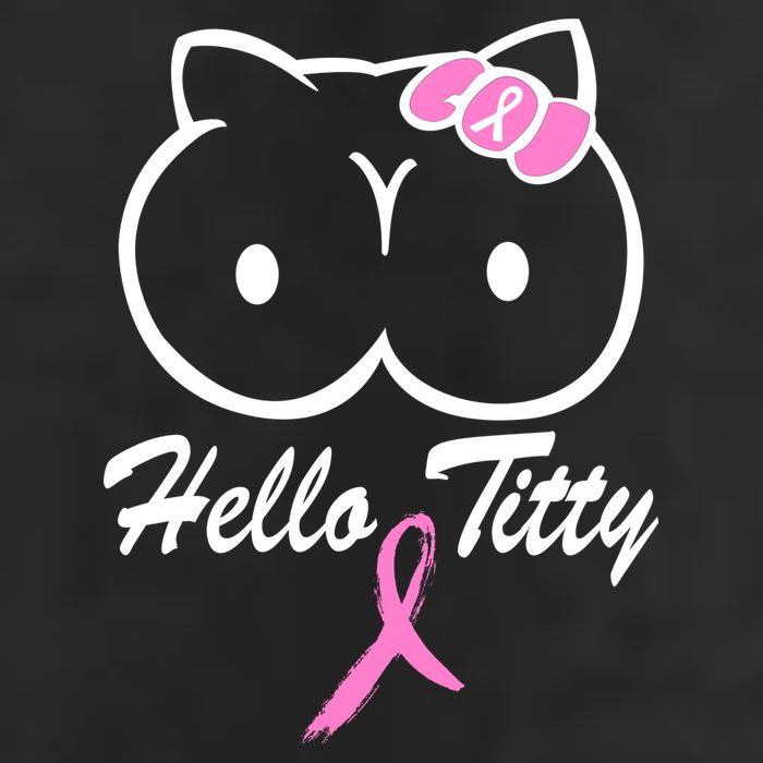 Hello Titty Breast Cancer Adult Drive Performance Visor