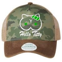 Hello Titty Irish Clover Legacy Tie Dye Trucker Hat