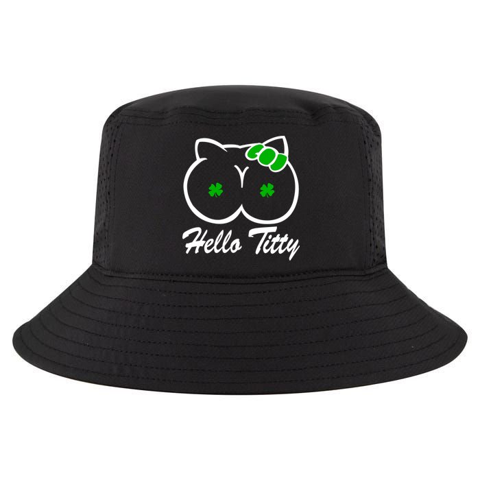 Hello Titty Irish Clover Cool Comfort Performance Bucket Hat