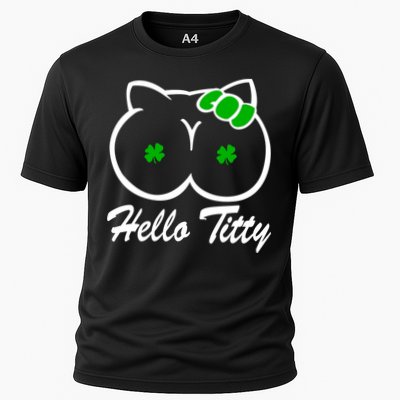 Hello Titty Irish Clover Performance Shirt