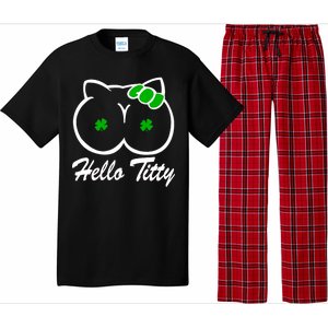 Hello Titty Irish Clover Pajama Set