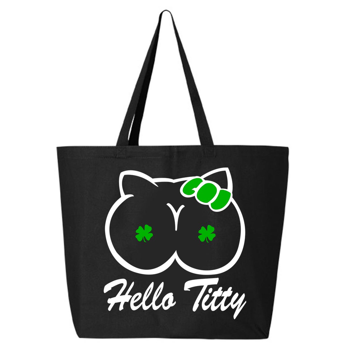 Hello Titty Irish Clover 25L Jumbo Tote
