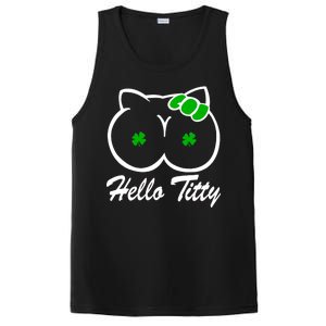 Hello Titty Irish Clover PosiCharge Competitor Tank