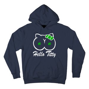 Hello Titty Irish Clover Hoodie