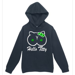 Hello Titty Irish Clover Urban Pullover Hoodie