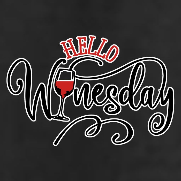 Hello Wednesday Wine Cool Comfort Performance Bucket Hat