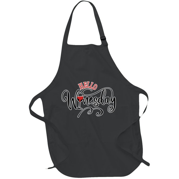 Hello Wednesday Wine Apron